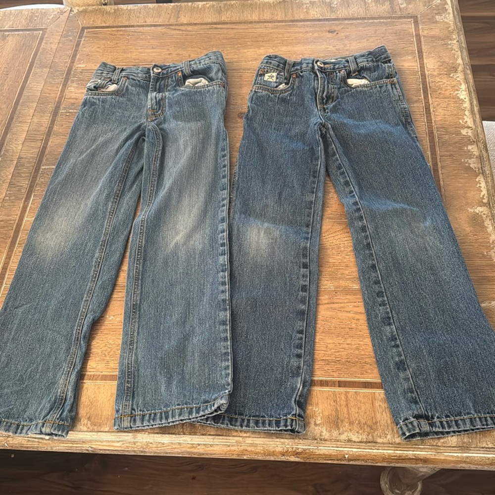 2 Pairs of Cinch size 8s Jeans